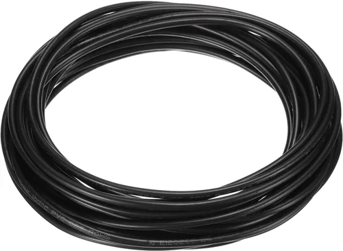 Miniatura 3 de uxcell Tubería negra del arnés de cable del tubo del PVC, manga de la identificación de 6.6 ft m los 10ft para la protección del alambre