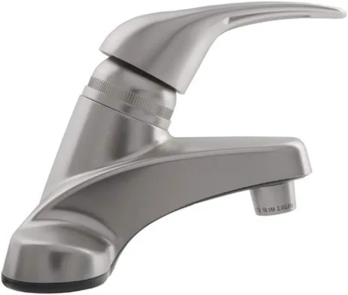 Miniatura 7 de Grifo de lavabo RV de una palanca Dura Faucet: grifo para baño RV para casas rodantes modernas de distintos tipos, Níquel satín cepillado