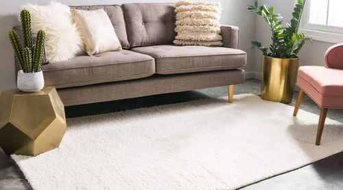 Miniatura 2 de Unique Loom Studio Colección Solid Shag - Alfombra Urbana Moderna Super Suave y de Felpa