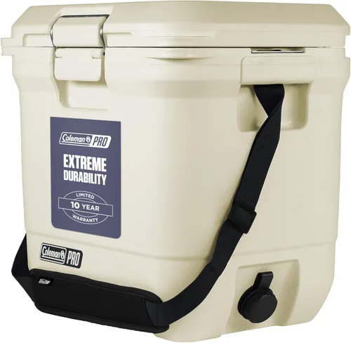 Miniatura 13 de Coleman Pro Enfriador Rígido Premium Ultraligero de Servicio Pesado de 25 cuartos, Aislamiento Extra Grueso Mantiene el Hielo hasta 3 Días, Neptuno