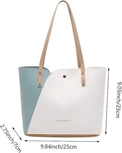 Miniatura 4 de Bolso de mano para mujer, bolso de mano de moda, bolso de hombro para mujer, bolsa de cuero con bolsillos