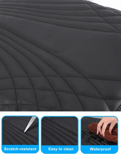 Miniatura 9 de Funda de consola central para Ford F150 2015-2024, F250 F350 F450 2017-2024 con asiento de salto 40/20/40, funda de consola, funda de asiento