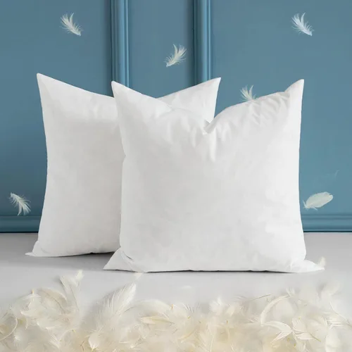 Miniatura 7 de MIULEE Juego de 1 almohada decorativa de 14 x 36 pulgadas, almohada de tela de algodón de plumón y plumas, relleno rectangular para sofá, sala
