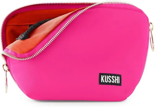 Miniatura 13 de KUSSHI Bolsa de Maquillaje y Cosméticos Lavable para Viaje, Negro