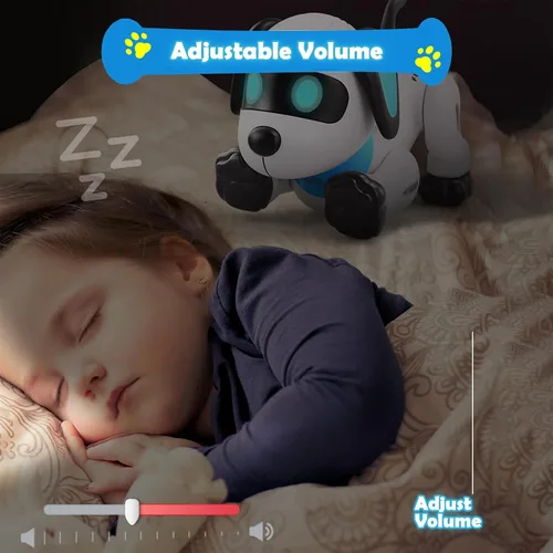 Miniatura 6 de yiman Perro Robot de Juguete con Control Remoto – Perro Robot Inteligente Programable para Niños de 3+, Juguete de Mascota Electrónico con Baile