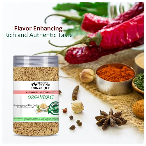 Miniatura 3 de Blessfull Healing Pani Puri Masala Orgánico 3.53 oz