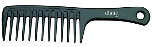 Diane D7113 - Peine de champú de dientes extra anchos – Iónico, herramienta desenredante antiestática, uso en cabello húmedo o húmedo para mujeres,