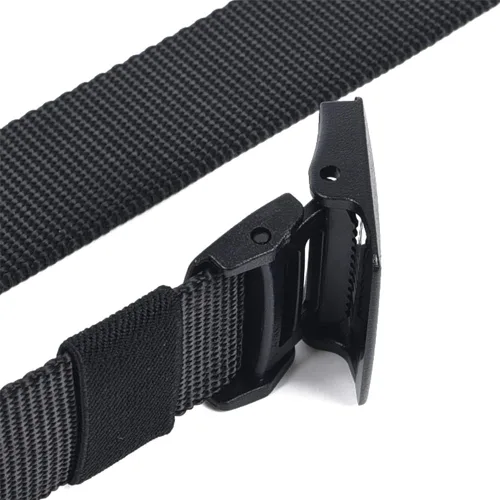 Miniatura 4 de SUMEIKE Cinturón sin níquel para hombre, no metálico, aprobado por la Tsa, correa plástica amistosa de la seguridad del aeropuerto, 1.5 '' de ancho