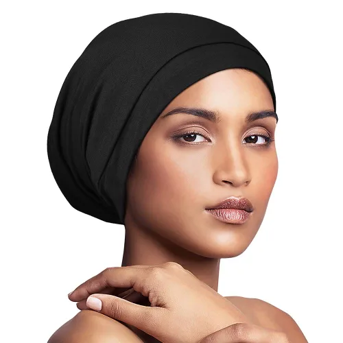 Miniatura 45 de Alnorm - Gorro con forro de satén y suave banda elástica para hombres y mujeres, talla única Se ajusta a la mayoría