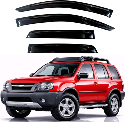 Miniatura 176 de KPY Visor de ventana compatible con Hyundai Tucson 2021-2025, 4 piezas de deflector de ventilación para ventana lateral, estilo Mugen, protector