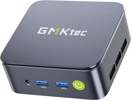 GMKtec G10 Mini PC Computadora, Ryzen 5 3500U (Supera N150/3300U/3200U), 16GB RAM 512GB SSD 2.5GbE NIC LAN Escritorio Oficina Casa Negocios HTPC,