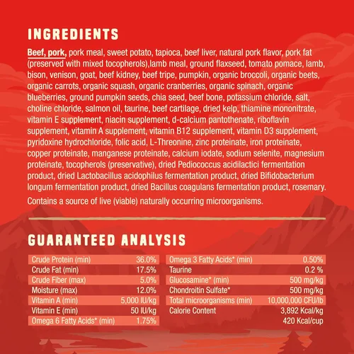 Miniatura 4 de Stella & Chewy's Wild Red - Comida seca para perros, cruda y recubierta, con alto contenido de proteínas, receta de carne roja sin cereales
