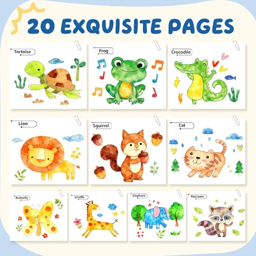 Miniatura 6 de YPLUS Libros de pintura con agua para niños pequeños, juguetes de arte y manualidades de pintura de acuarela, regalo para niños de 1 a 3, 2 a 4, 4 a