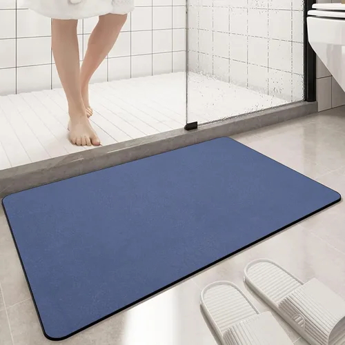Miniatura 16 de Tierra de Diatomeas Tapete de Baño Alfombras de Baño Súper Absorbente Secado Rápido Antideslizante Tapete de Baño Delgado Tapetes de Piso de Baño