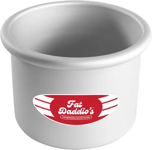 Miniatura 8 de Fat Daddio's PRD-1BOX Moldes Redondos para Pastel Mini Tier de Aluminio Anodizado para Una Caja de Mezcla, Juego de 3, Plateado