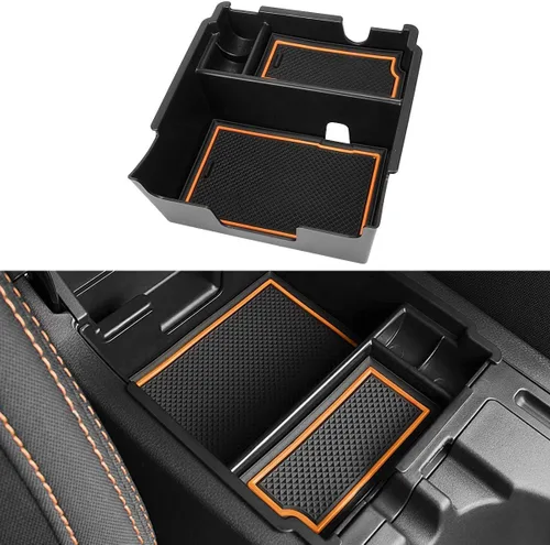 Miniatura 5 de auovo Kit de alfombrillas y bandejas para Subaru Crosstrek e Impreza Accesorios 2018-2023 Portavasos, Insertos y bandeja organizadora de consola