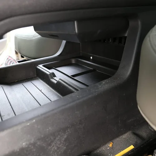 Miniatura 6 de YIWANG Reposabrazos para consola central de coche, color negro, tapete antideslizante para Land Rover Defender 90 110 2020-2022 Accesorios