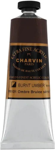 Miniatura 48 de Charvin Pintura acrílica profesional extrafina – verde absenta, tubo de 2.1 fl oz, pigmentos de triple fresado, resistente a la luz, pinturas
