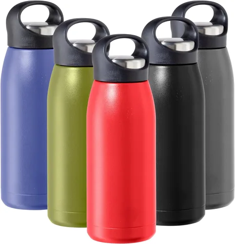 Miniatura 9 de OGGI Freestyle - Botella de agua aislada de acero inoxidable, doble pared aislada al vacío, termo de viaje, 23 onzas (23.0 fl oz), color negro