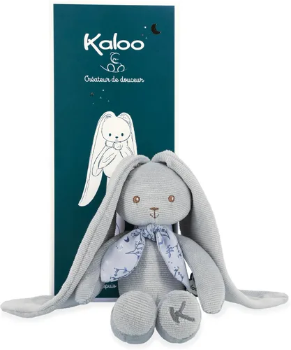 Miniatura 17 de Kaloo Lapinoo My First Friend K969938 - Conejo de pana, lavable a máquina, 10 pulgadas de alto en caja de regalo, color aguamarina a partir de 0 años