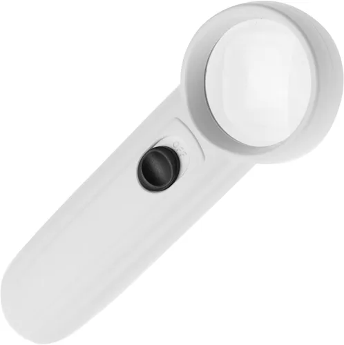 Miniatura 9 de Lupa, Fydun 5X/15X/40X de mano con iluminación LED de plástico ABS, lupa para personas mayores que leen mapas de degeneración macular, joyas