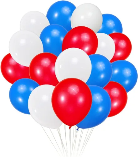 Miniatura 84 de Paquete de 90 globos azul marino de 18 pulgadas, globos grandes azul real para decoraciones de fiestas y eventos