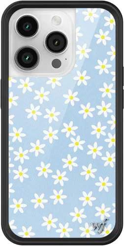Miniatura 42 de Wildflower Carcasas – Compatible con iPhone 14 Pro Protector negro parachoques, certificado de prueba de caída de 6.5 pies, propiedad de mujeres