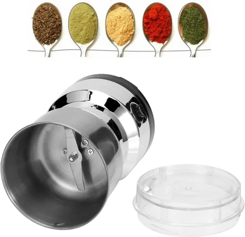 Miniatura 6 de Molinillo de café eléctrico, molino de grano de acero inoxidable, licuadora eléctrica de granos de café, trituradora de granos automática