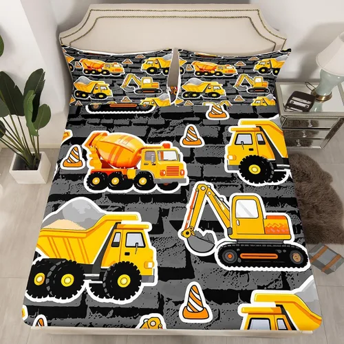 Miniatura 10 de Erosebridal - Juego de sábanas con mapa mundial tamaño TwinXL, juego de ropa de cama azul para niños y niñas, sábana bajera con mapa de varios