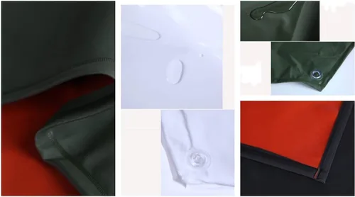 Miniatura 2 de Delantal de vinilo de goma impermeable funcional Área de lavado de agua Delantal comercial