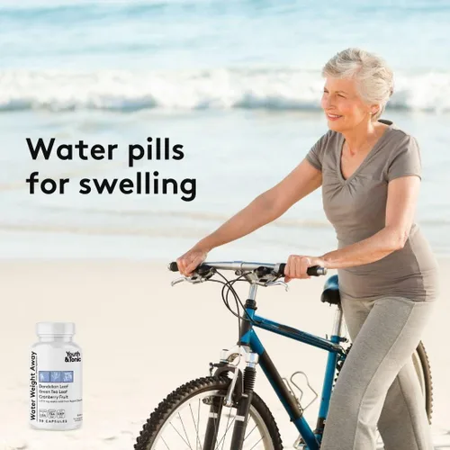 Miniatura 4 de Youth & Tonic Pastillas diarias de peso de agua y suplementos de apoyo para la presión arterial/diuréticos naturales para retención de agua