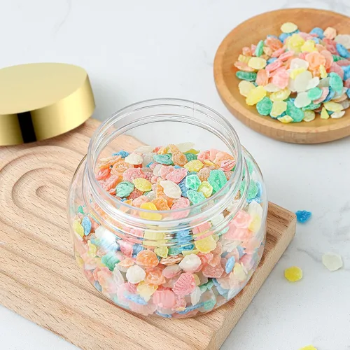 Miniatura 6 de Paquete de 24 recipientes de plástico de 8 onzas con tapas y etiqueta impermeable sin BPA - Recipientes de cosméticos transparentes rellenables