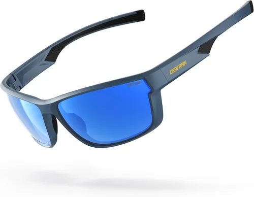 Miniatura 8 de DEAFRAIN Lentes de sol deportivos polarizados para hombres y mujeres, ideales para correr, pescar, conducir, marco irrompible con protección UV