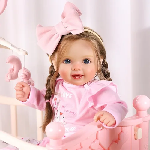 Miniatura 11 de BABESIDE Dara - Muñecas de bebé recién nacidas realistas de 20 pulgadas, hechas a mano, con ropa y accesorios de juguete, regalo para niños a partir
