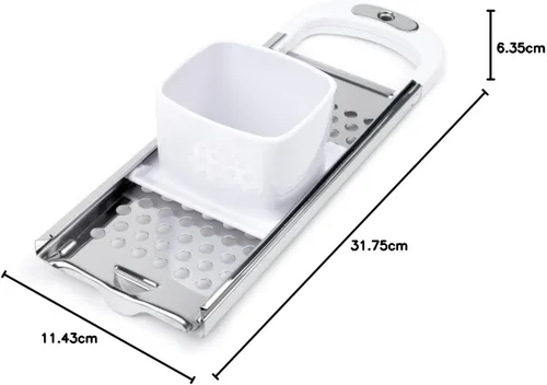Miniatura 5 de Fox Run Spaetzle Maker, 12.5 x 4.5 x 2.5 pulgadas, metálico