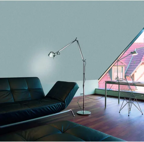 Miniatura 3 de Artemide Tolomeo Reading 100W E26 Lámpara de pie de aluminio con base