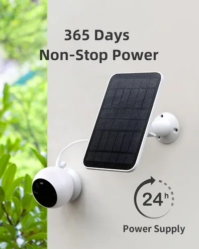 Miniatura 2 de Noorio Paquete cuádruple de cámara de seguridad inalámbrica B310 con resolución 2K y paquete de panel solar A201