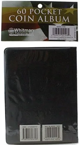 Miniatura 2 de 60 Pocket - Álbum de monedas HE Harris, Hold Mylar o Flips