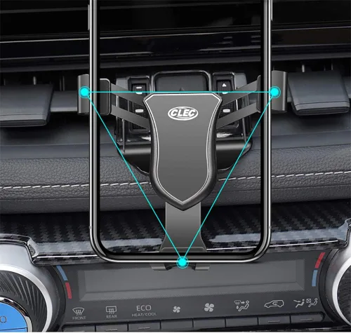 BEERTE Soporte de teléfono para Toyota RAV4 2025-2019 Soporte de teléfono celular RAV4 XLE Premium AWD, Adventure, XSE Hybrid, Limited Hybrid, con