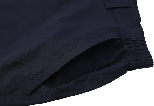 Miniatura 4 de Pantalones cortos de senderismo elásticos de secado rápido para hombre, pantalones cortos de trabajo ligeros, 6 bolsillos para ciclismo, viajes
