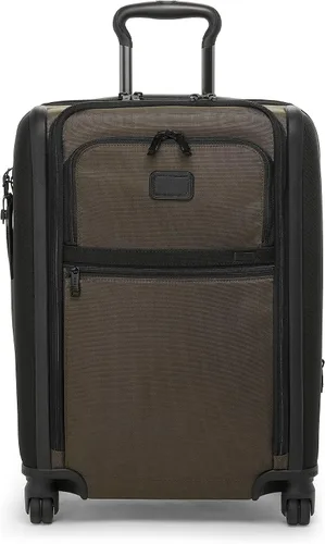 TUMI - Maleta de mano Alpha Continental Dual Access con 4 ruedas - Maleta con ruedas para hombres y mujeres - Equipaje de mano con 4 ruedas