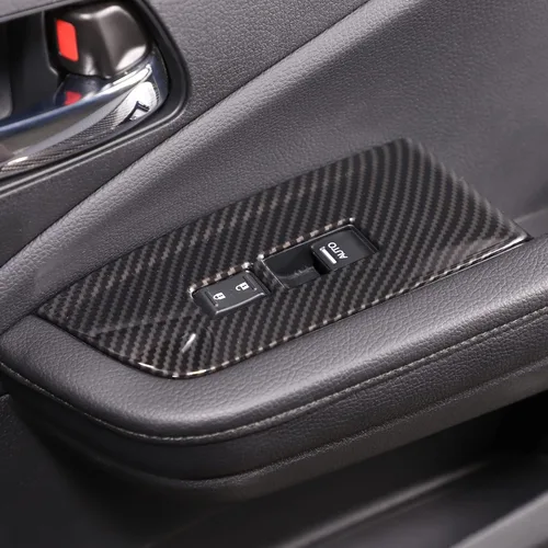 Miniatura 9 de Cubierta del panel del interruptor de elevación de ventana para Honda Pilot 2016-2022, accesorios para controlador de ventana, marco de puerta