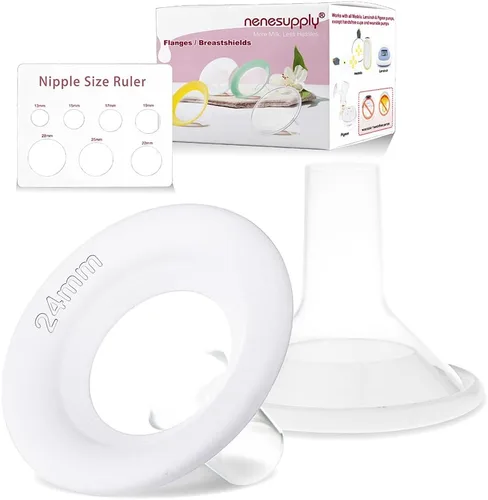 Miniatura 17 de Nenesupply Brida suave de 19mm compatible con piezas de extractor de leche Medela, repuesto de brida de 19mm para accesorios Medela compatibles