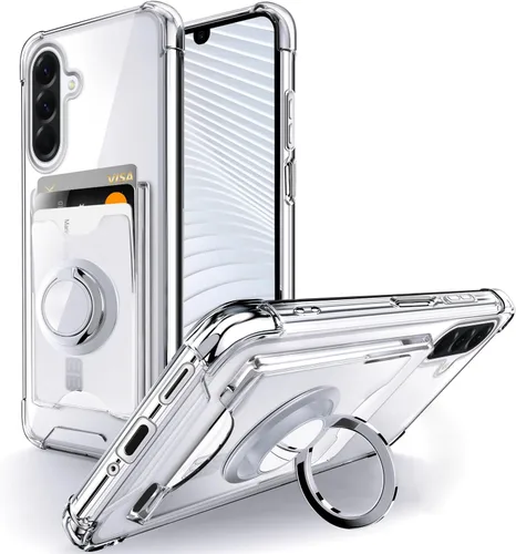 Miniatura 14 de Shields Up Funda para Samsung Galaxy A15 5G, funda minimalista con tarjetero y soporte de anillo, [protección contra caídas] Funda protectora