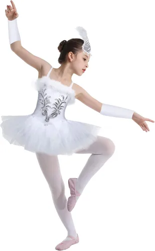 Miniatura 3 de Vestido de tutú de ballet con lentejuelas para niñas y niñas