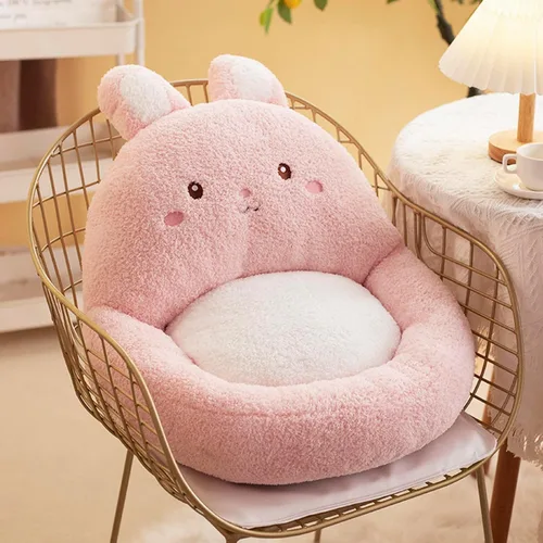 Miniatura 9 de Cojín nido de asiento trasero de dibujos animados, almohadilla para silla de oficina para interiores y exteriores, soporte copetudo para sentarse