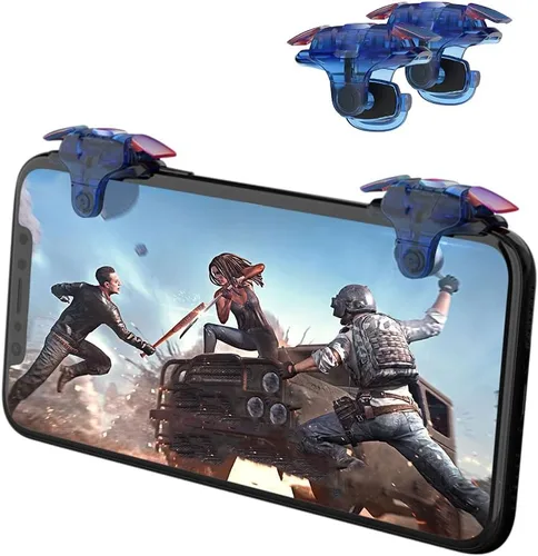 Miniatura 13 de Newseego for Mobile Game Controller Trigger, [Upgraded Version] Mobile Controllers Colorful Trigger Sensitive Shoot and Aim Button for Rules of