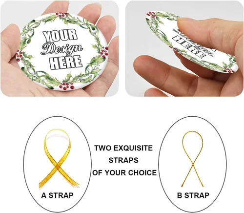 Miniatura 7 de Adornos de Navidad personalizados, colgante de cerámica personalizado con foto, texto/imagen, adorno colgante personalizado para parejas, niños