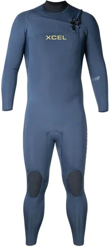 Miniatura 2 de XCEL Traje de neopreno Comp con cremallera en el pecho de 4/0.118 in para hombre, color negro, nuevo felpa Thermo LITE infrarrojo del pecho a