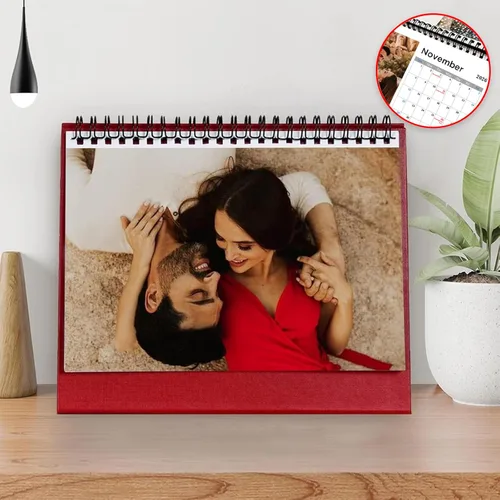 Miniatura 3 de Calendario de escritorio personalizado 2026 con tu foto, calendario mensual de 13 imágenes, regalo de bricolaje para la escuela, oficina, uso